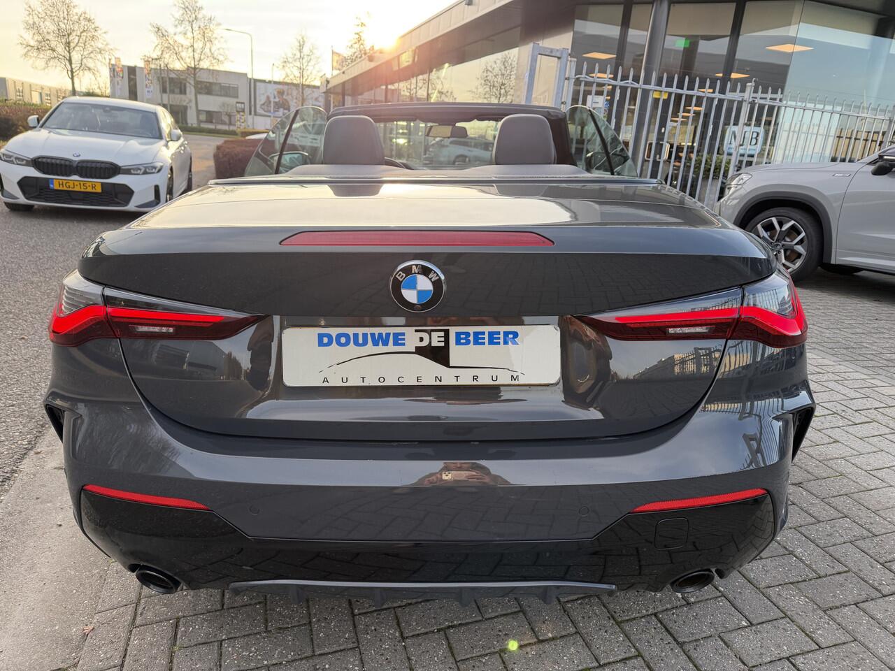 BMW 4-SERIE Cabrio 420i M-sport Trekhaak | Laser | Memory | Stoelventilatie | HUD | Keyless