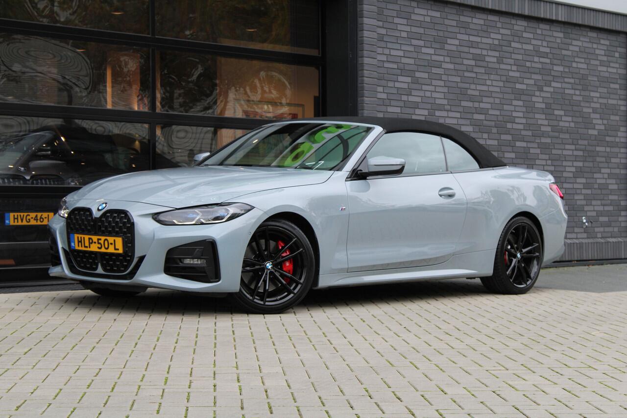 BMW 4-SERIE Cabrio 430i | M-SPORT | LASER | MEMORY | AIRSCARF | STUURVERW | LEDER | CARPLAY | CAMERA |