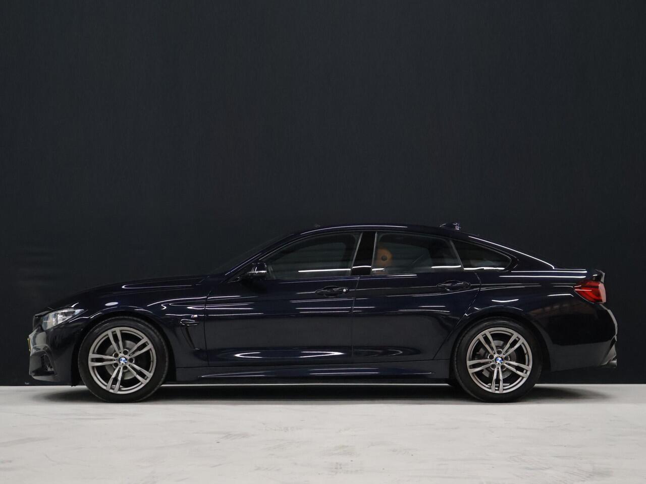 BMW 4-SERIE Gran Coupé 418i M Sport [HEAD-UP, SCHUIFKANTELDAK, ELEKTRISCHE STOELEN, CAMERA, PDC 360, STOELVERWARMING, BLUETOOTH TELEFOON, M-PAKKET, NIEUWSTAAT]