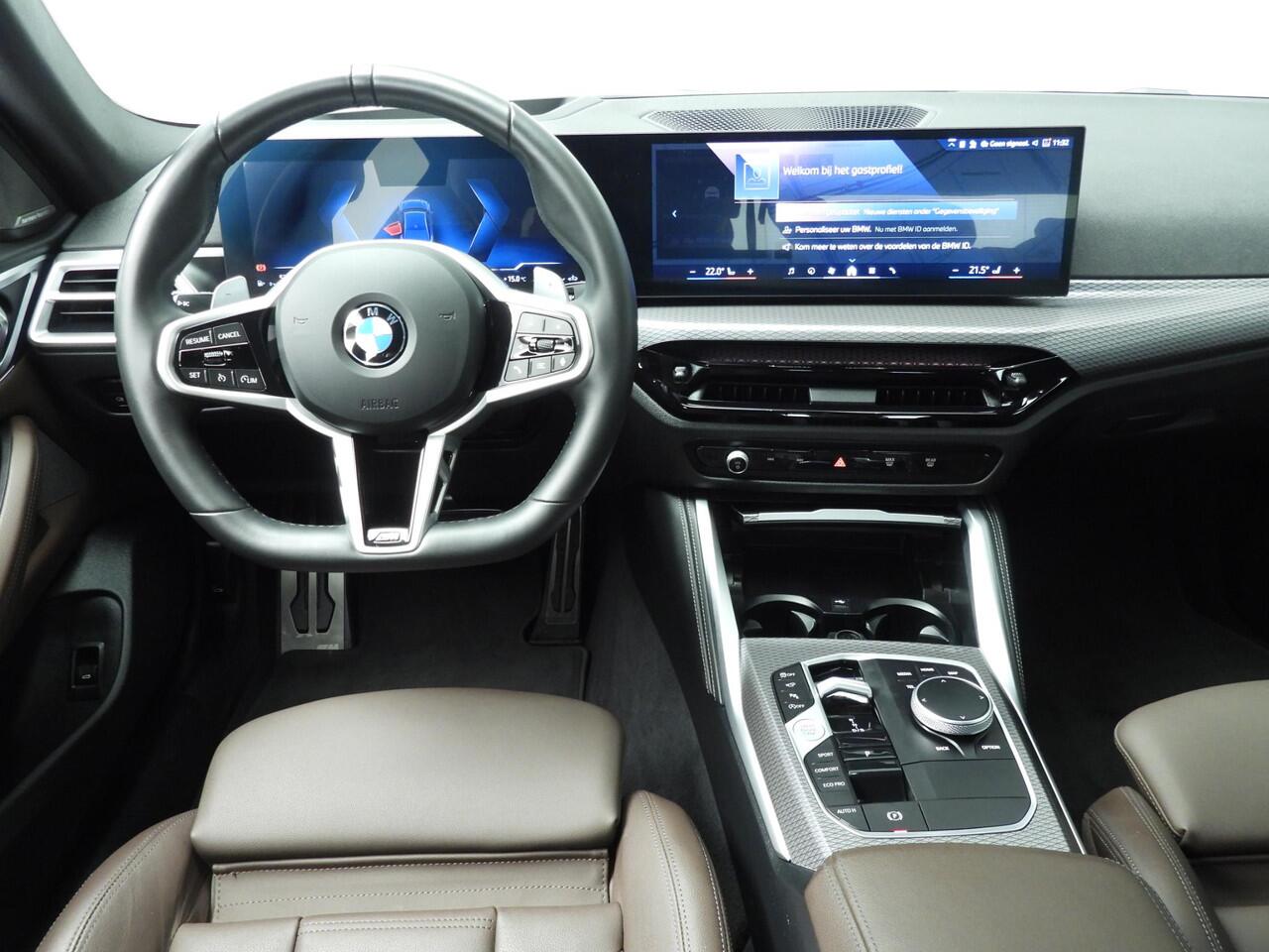 BMW 4-SERIE Gran Coupe 420i | M-Sportpakket | LED | Leder | HUD | Sportstoelen | Stoelverwarming | DAB | Harman-kardon sound | Alu 19 inch