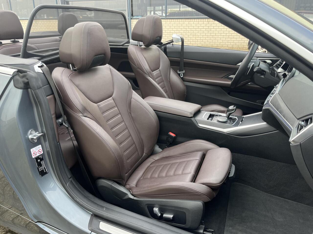 BMW 4-SERIE Cabrio 420i High Executive | NL Auto/2e Eig./Voll.Historie/Navi/Leder/Head-Up/Clima/Cruise/Apple CarPlay-Android Auto