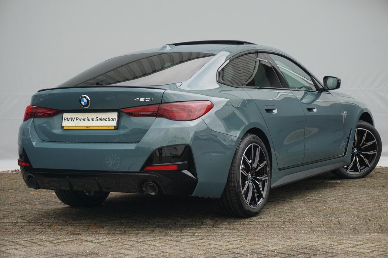 BMW 4-SERIE Gran Coupe 420i | M Sportpakket Pro | Glazen schuif-/kanteldak | Stuur- en stoelverwarming | Active Cruise Control | Head-Up Display | HiFi System | 19" M Y-Spaak