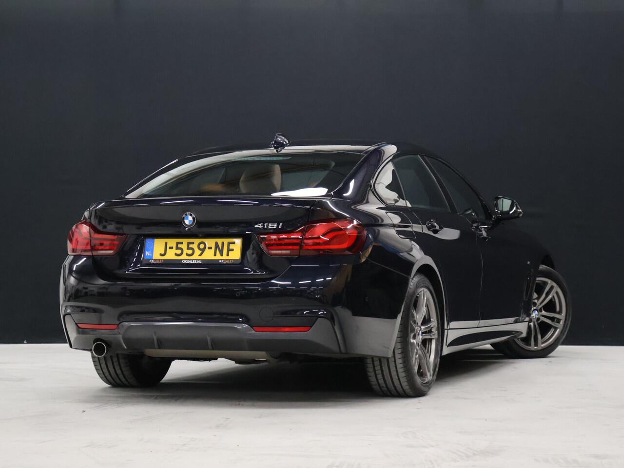 BMW 4-SERIE Gran Coupé 418i M Sport [HEAD-UP, SCHUIFKANTELDAK, ELEKTRISCHE STOELEN, CAMERA, PDC 360, STOELVERWARMING, BLUETOOTH TELEFOON, M-PAKKET, NIEUWSTAAT]