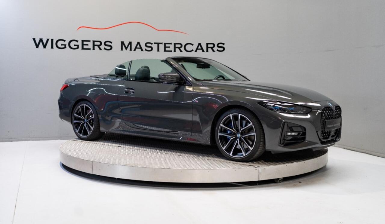 BMW 4-SERIE 420i M-Sport 184 PK Aut Cabriolet, Head-up, Harman Kardon, El.trekhaak, Leder, 19 M-sport LM