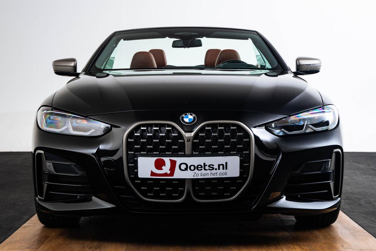 BMW 4-SERIE Cabrio M440i High Executive Parking/Driving Assistant - Active Guard Plus - Head up - Ambiance verlichting - Comfort Access - Air collar - Windscherm - Automatisch dimmende binnen/buitenspiegel -