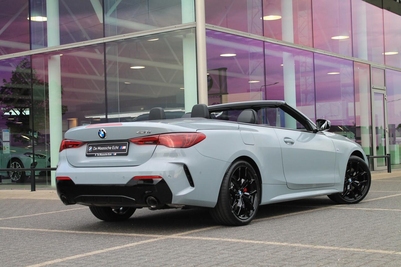 BMW 4-SERIE Cabrio 420i High Executive M Sport Automaat / Air Collar / Parking Assistant Plus / Comfort Access / Stuurverwarming / M Sportonderstel / Live Cockpit Professional