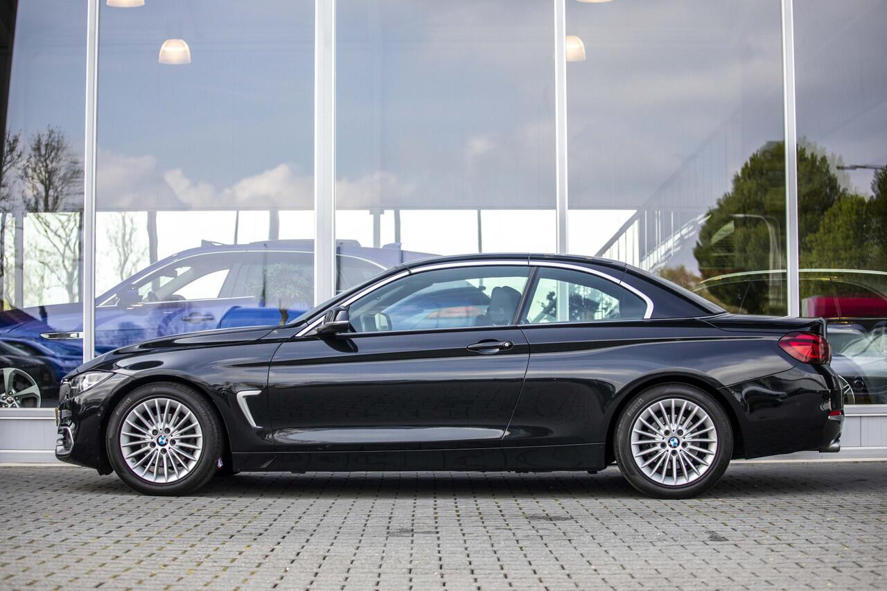 BMW 4-SERIE Cabrio 420i High Executive | Nekverwarm. | Camera | NL Auto