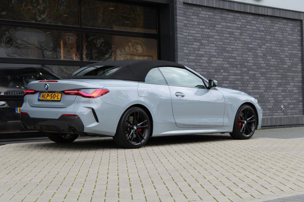 BMW 4-SERIE Cabrio 430i | M-SPORT | LASER | MEMORY | AIRSCARF | STUURVERW | LEDER | CARPLAY | CAMERA |