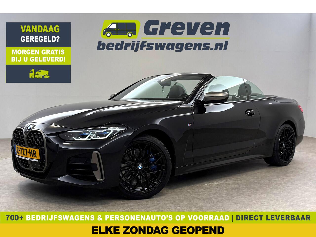 BMW 4-SERIE M440i xDrive 374PK M-pakket High Executive | Cabrio | BMW Laser | Memory | Curved Display | H/K | HuD | Sfeer | 360°