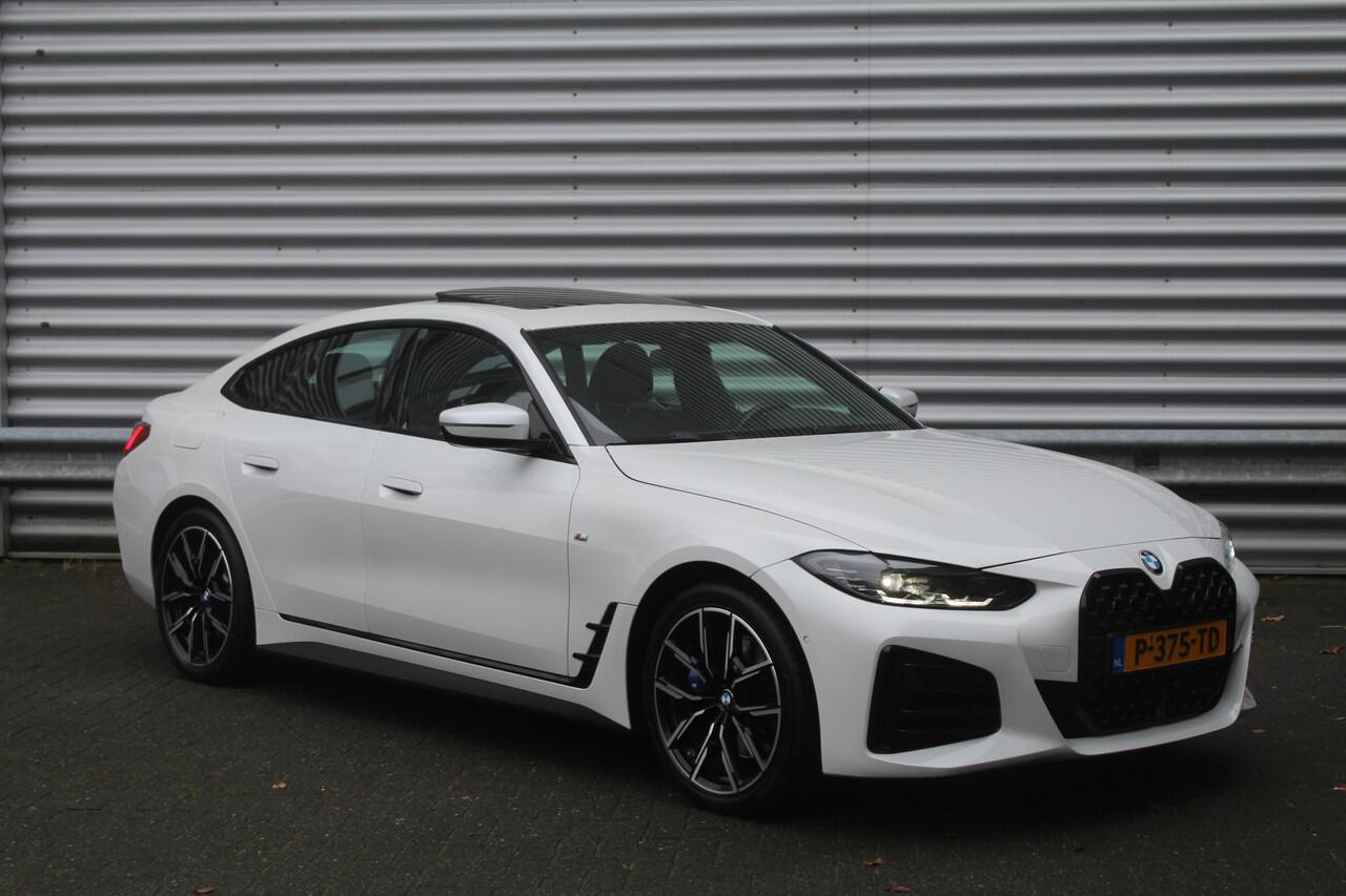 BMW 4-SERIE Gran Coupé 420i 184pk Business Edition Plus M Sportpakket Automaat BTW NL-Auto NAP Clima Cruise Navi Camera Schuif-kanteldak 17"LMV Leder El. Klep