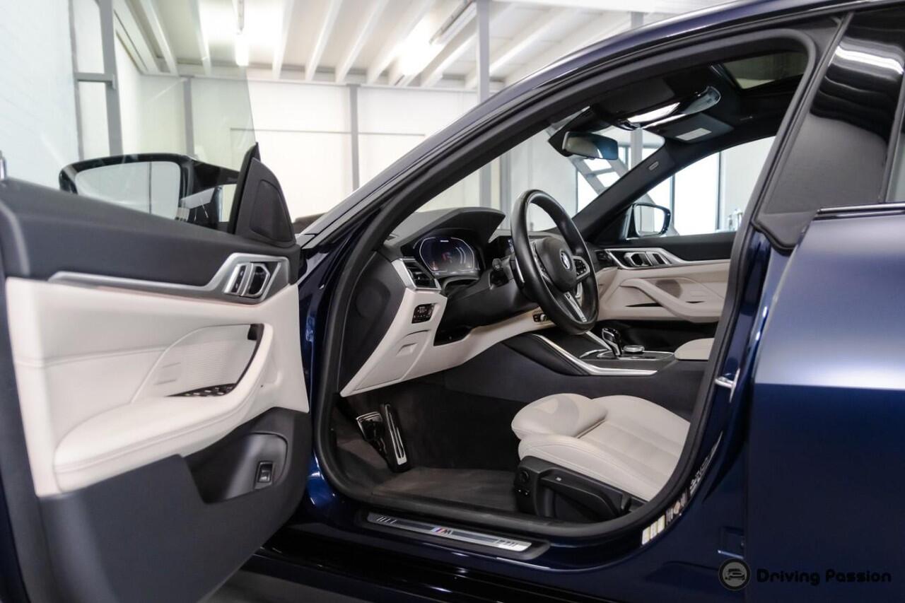 BMW 4-SERIE M440i xDrive Gran Coupé G26 | Orig. NL | Indiv. Tanz. Blauw | Xpel stealth | 1 eig.