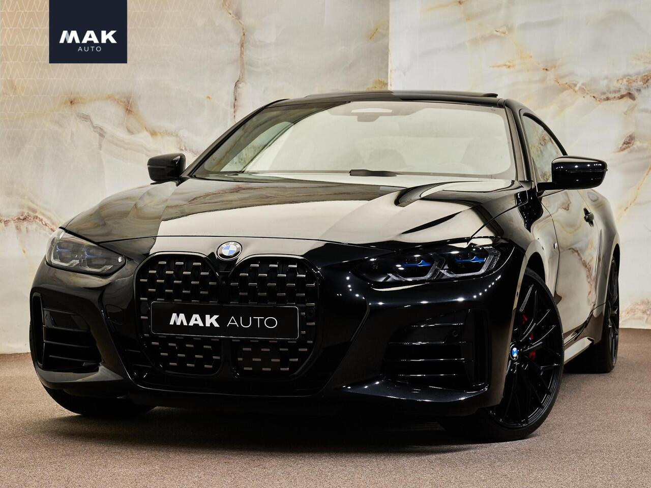 BMW 4-SERIE Coupé M440i M Sport Pro, 20", schuifdak, M stoelen, H/K, laser, HUD, ACC, leder, keyless