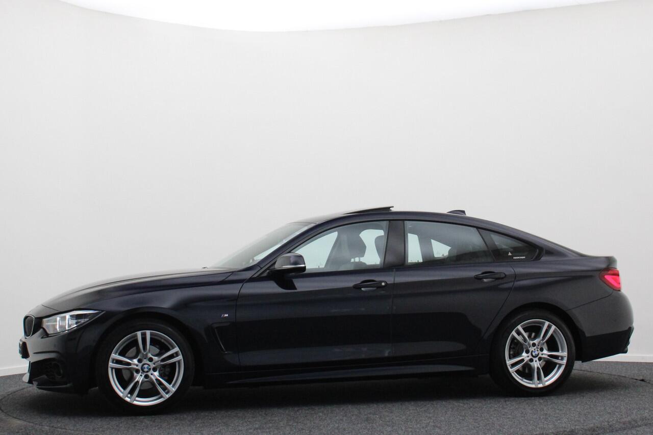BMW 4-SERIE Gran Coupé 418i Executive Edition M Sport Leer, Schuif-/Kanteldak, Head-Up, Camera, Navigatie, PDC