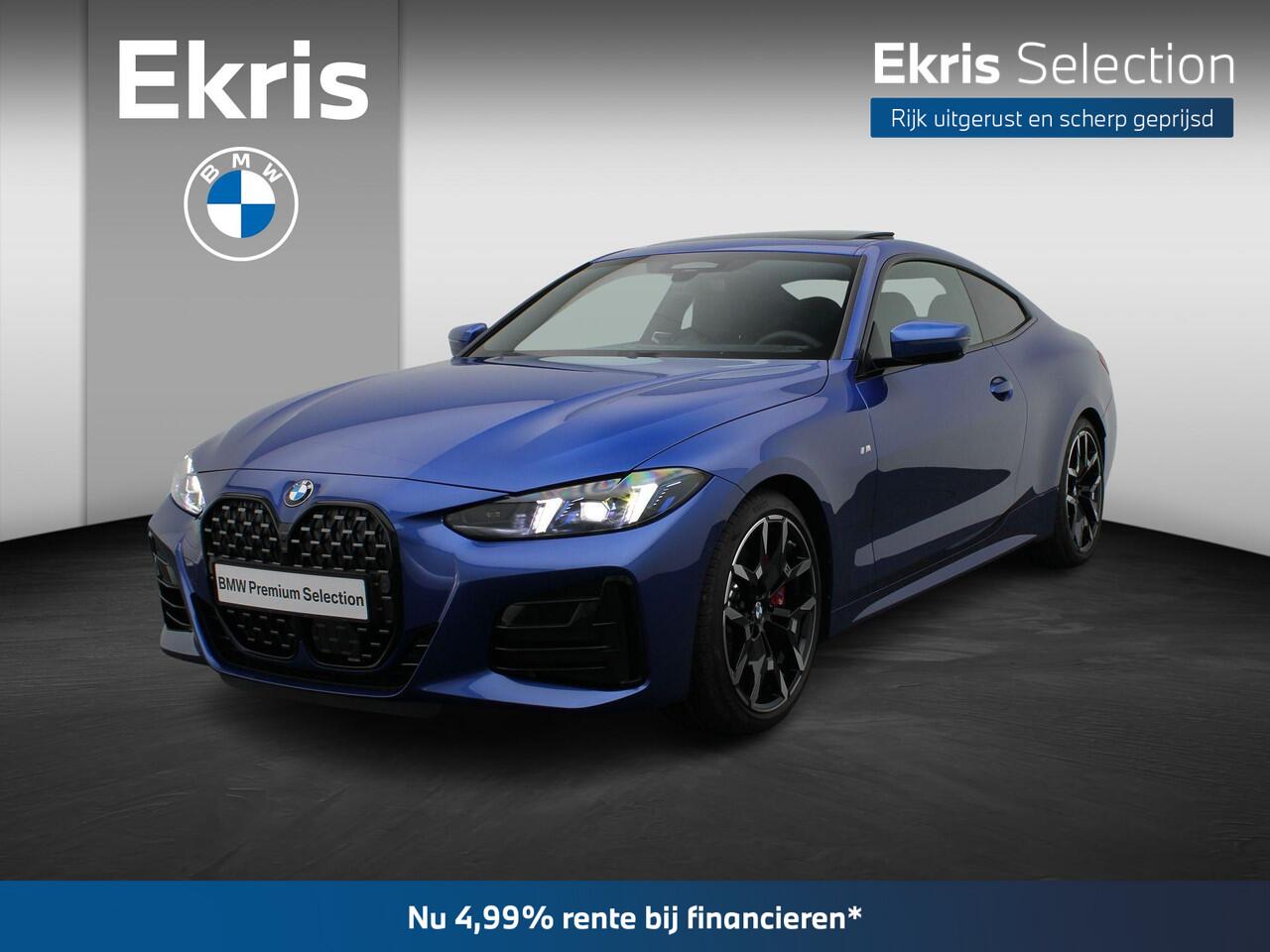 BMW 4-SERIE Coupé 420i | M Sportpakket Pro | Innovation Pack | Comfort Pack | Schuifdak | Comfort Access | Driving Assistant Professional | DAB | HiFi| 19'' | Ekris Selection