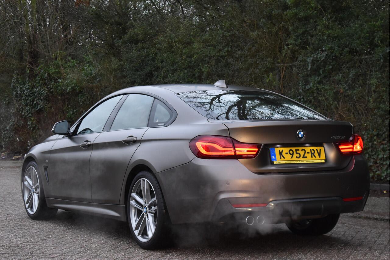 BMW 4-SERIE Gran Coupé 420i M-Sport Individual High Executive Edition | NL-Auto | Frozen Bronce Metallic | Leder | Stoelverwarming | Carplay | DAB | Virtual cockpit | Sportstoelen | NAP