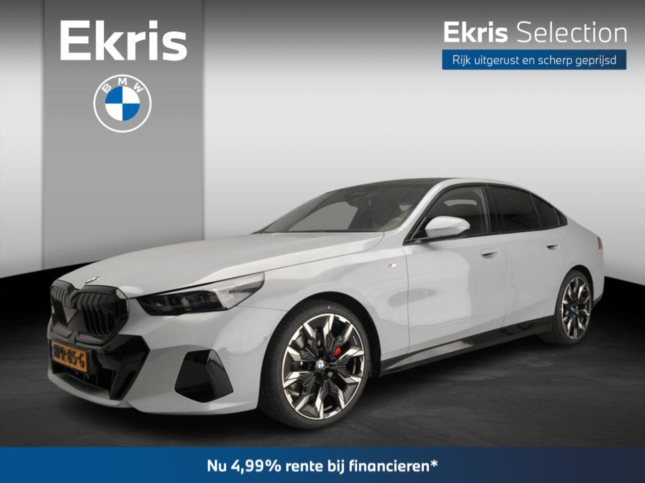 BMW 5-SERIE Sedan 520d | M-Sportpakket | LED | Leder | HUD | Trekhaak | Schuifdak | Active cruise | DAb | Bowers & Wilkins sound | Alu 21 inch | Ekris Selection