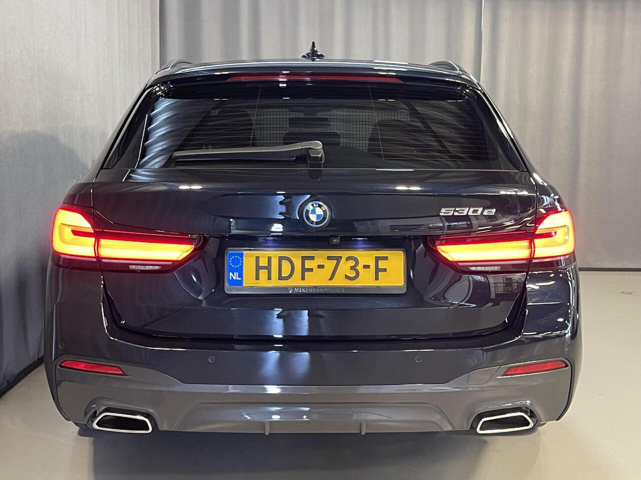BMW 5-SERIE Touring 530e High Executive M Sport 19"/Stoel + stuurverwarming/Adaptieve cruise/LED/Camera/Apple Carplay & Android Auto/HiFi