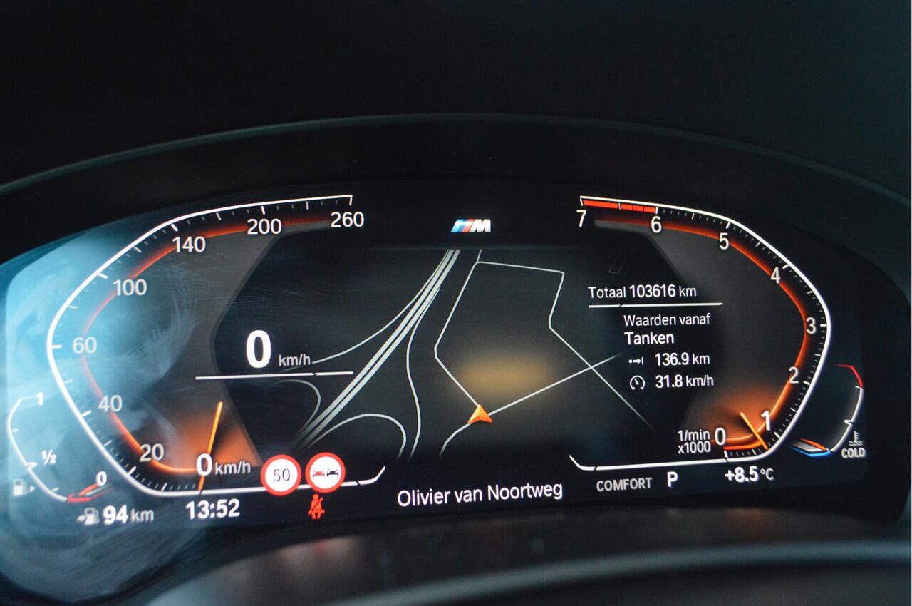 BMW 5-SERIE 520i High Executive M Sport Automaat / M Sportonderstel / Adaptieve LED / Parking Assistant Plus / Comfortstoelen / Stoelverwarming / Head-Up / Live Cockpit Professional