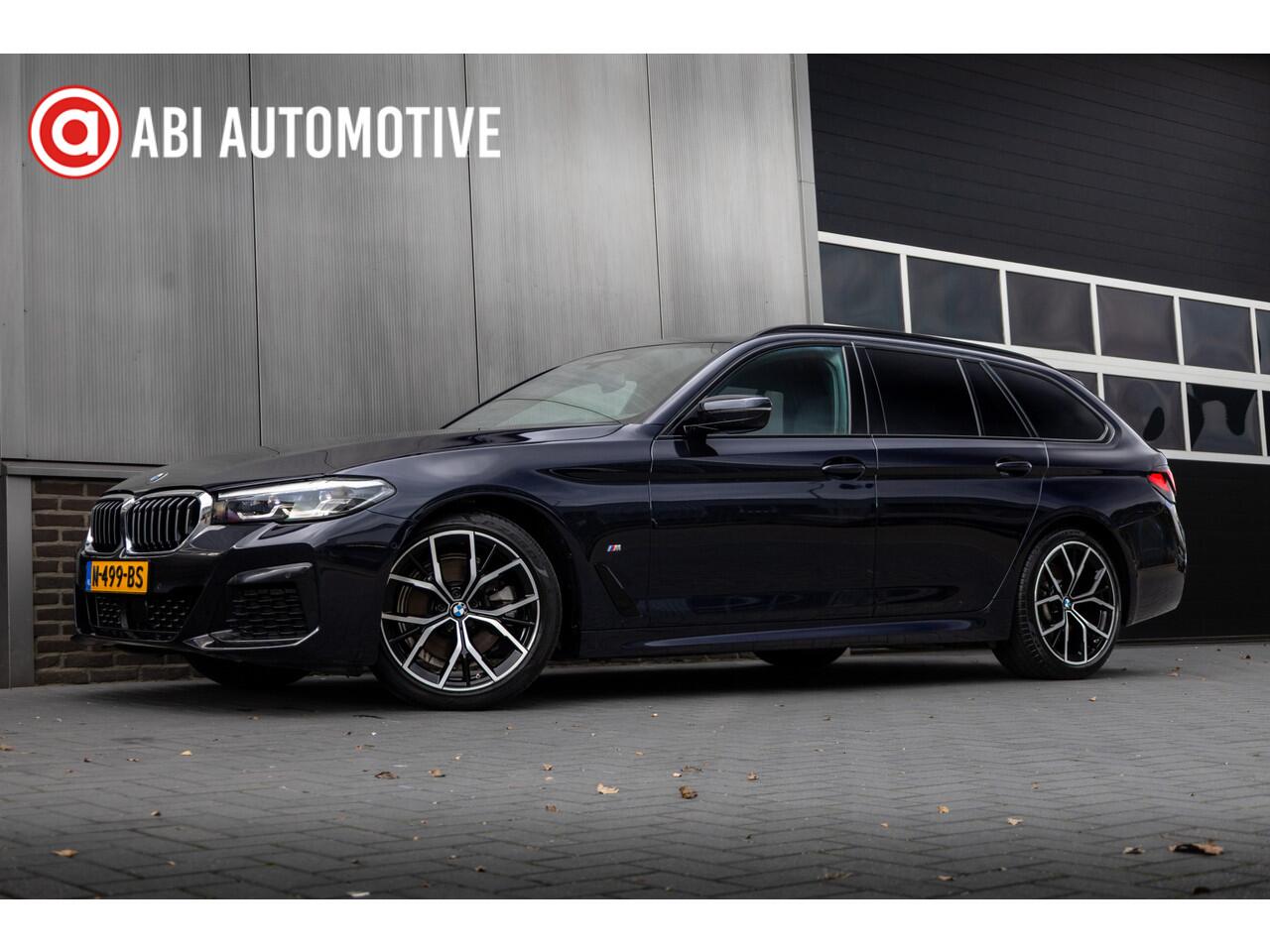 BMW 5-SERIE Touring 520d 191 pk High Executive M-Sportpakket / Facelift/ Sport-Stoelen/ Stoel.Verw/ Adap.Cruise/ Stuur.Verw/ Apple-Carplay/ Camera/ 19 '' LMV