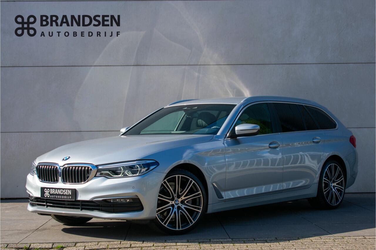 BMW 5-SERIE Touring 520i High Executive Edition -Luchtvering-Trekhaak-20"-DAB-Leder-