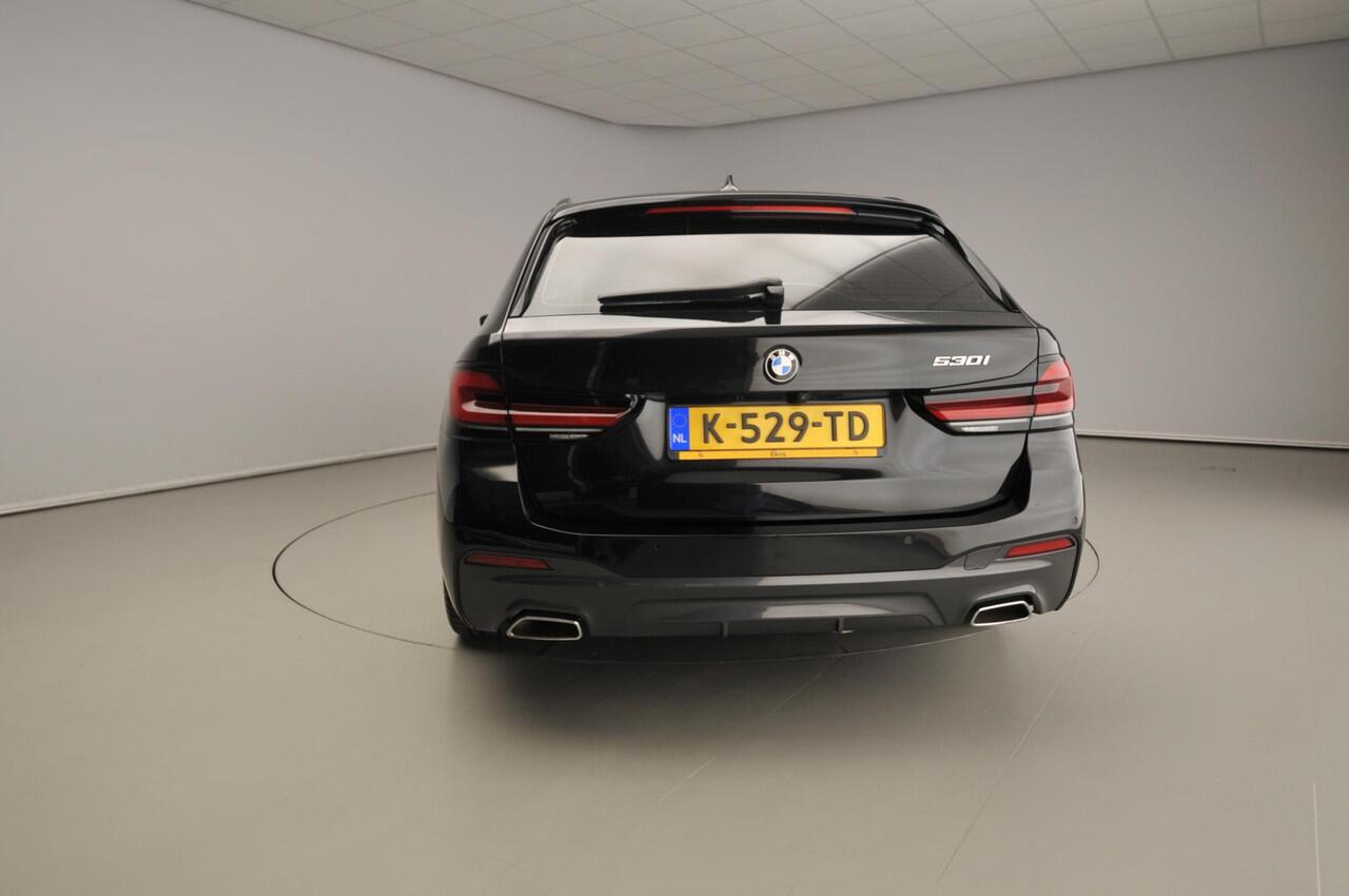 BMW 5-SERIE Touring 530i | M-Sportpakket | Laserlicht | Leder | HUD | Schuifdak | Trekhaak | Comfortzetels | DAB | Hifin speakers | Alu 20 inch