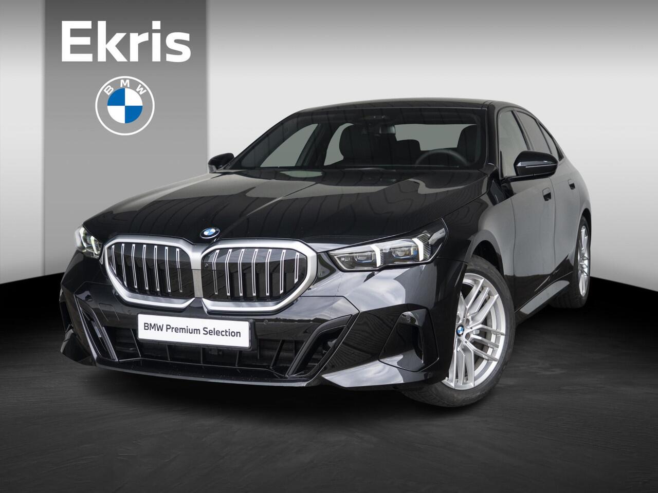 BMW 5-SERIE Sedan 520i | M Sportpakket | Innovation Pack | Verwarmd Stuurwiel | Comfort Access | Panoramadak | Stoelverwarming | Harman-Kardon | Trekhaak