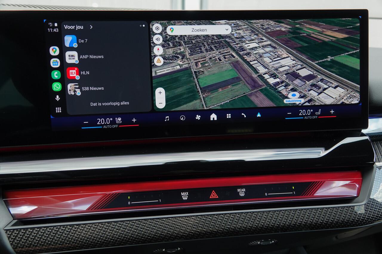 BMW 5-SERIE Touring 550E 490Pk Aut. | Plug in Hybride | X-Drive | Shadowline | M-Sport | 'M' Sportstoelen | Head Up Display | Panoramadak | Trekhaak | 21''