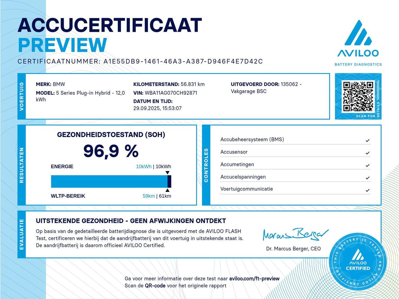 BMW 5-SERIE 530e M-Sport | SCHUIFDAK | LASER | HEAD-UP | ACC | 97% SOH |