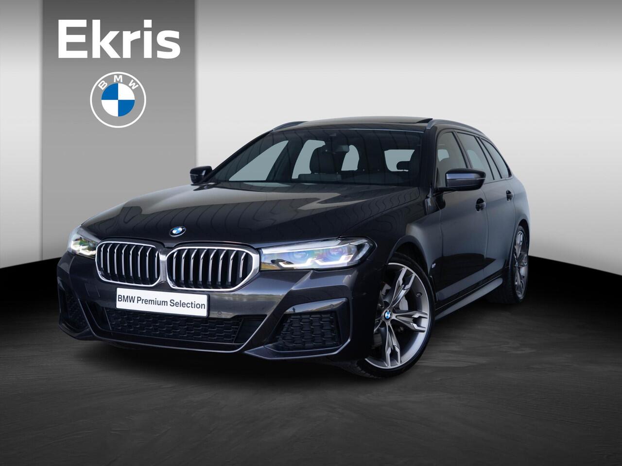 BMW 5-SERIE Touring 530i xDrive | M Sportpakket | Verwarmd Stuurwiel | Achteruitrijcamera | Panoramadak | Stoelverwarming | Head-Up Display | PDC