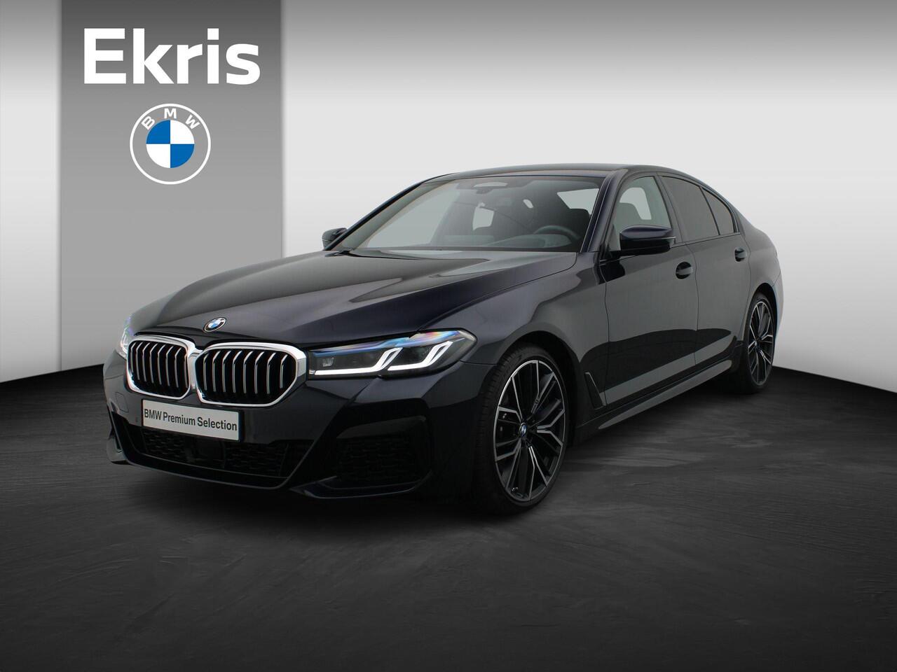 BMW 5-SERIE Sedan 540i M Sportpakket | Laserlicht | Head-Up Display | Harman Kardon | Elek. Stoelen met Geheugen | 20"