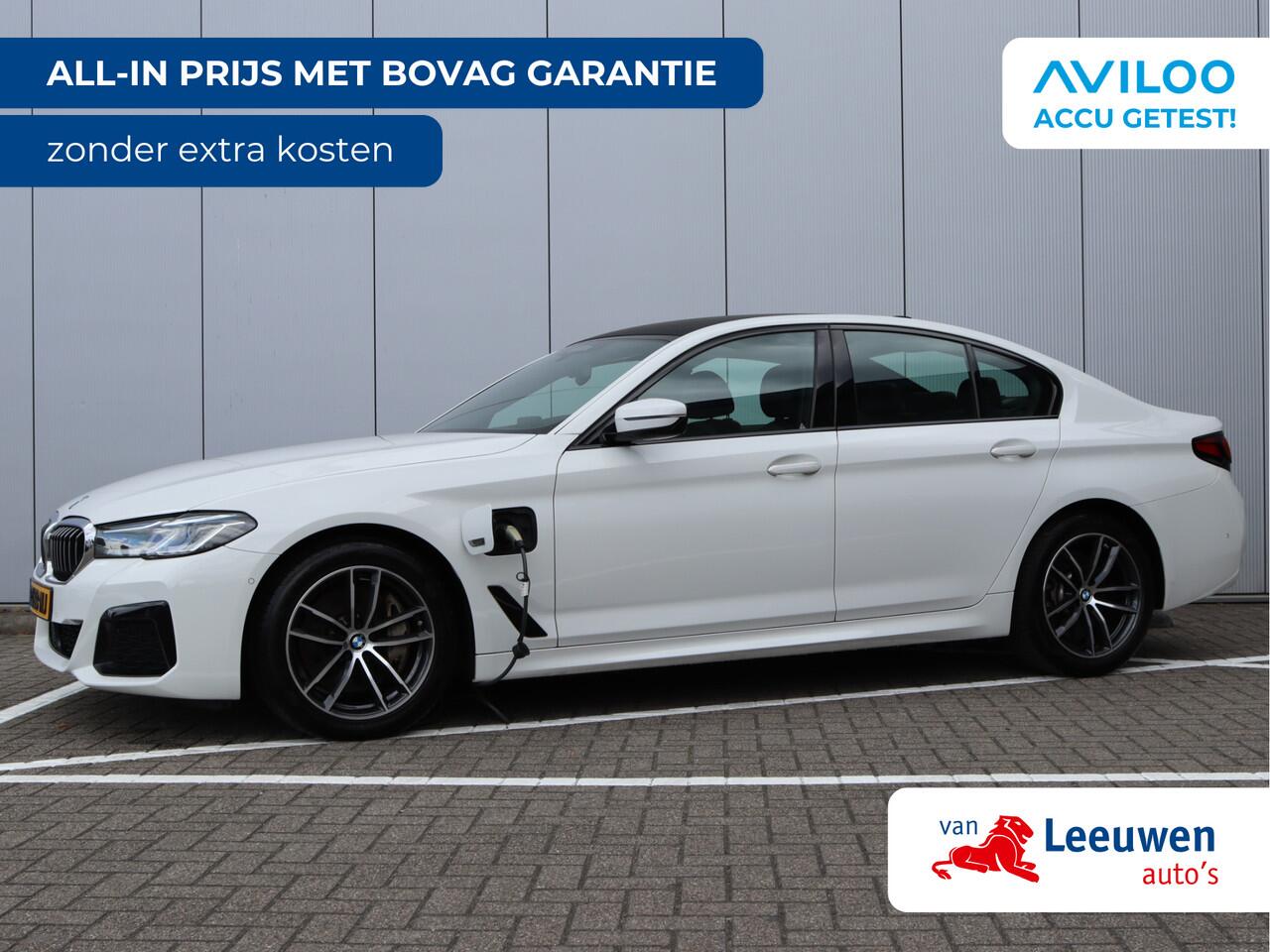 BMW 5-SERIE 545e xDrive | H&K | Head-up | Parkeercamera | M-sport | Leder