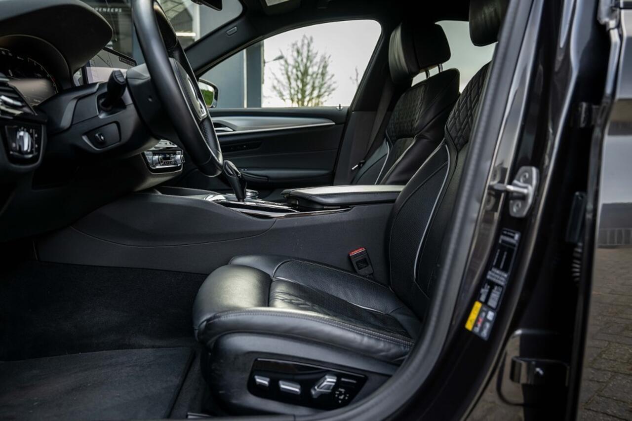BMW 5-SERIE 530 530e High Executive | NAP | M-Sport | Shadow | Laser | Leder | Hifi-audio | Memory | Stoelventilatie | Elek. stoel | 18' inch |