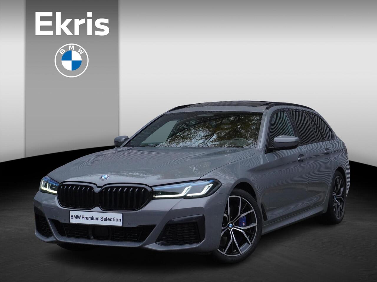 BMW 5-SERIE Touring 540i xDrive M Sportpakket | Trekhaak met elektrisch wegklapbare kogel | Glazen panoramadak | Driving Assistant Professional | BMW Laserlight | HIFI System Harman Kardon
