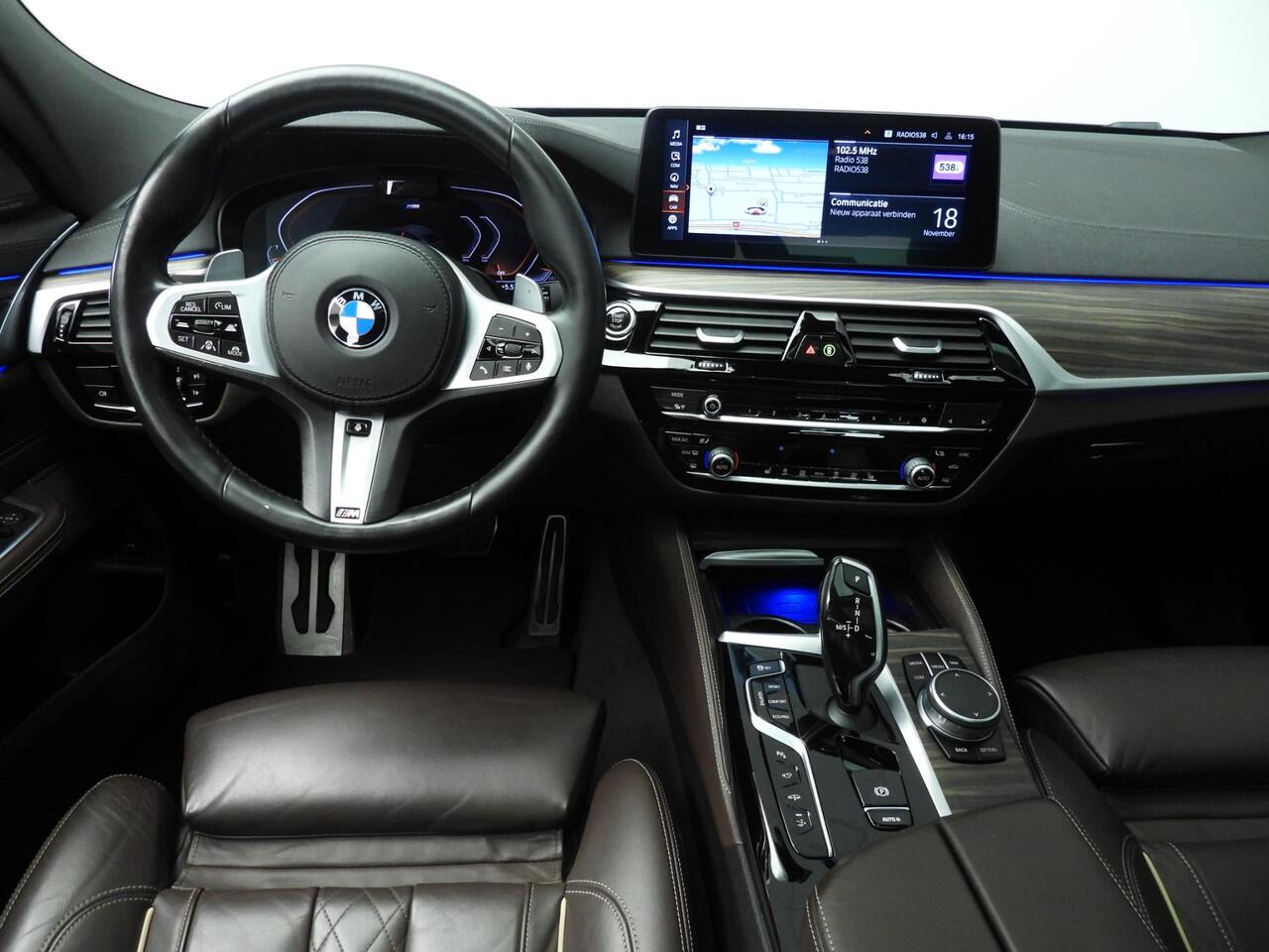 BMW 6-SERIE Gran Turismo 630i | M-Sportpakket | Laserlicht | Leder | Navigatie | Schuifdak | Active cruise | DAB | Harman-kardon sound | Alu 20 inch