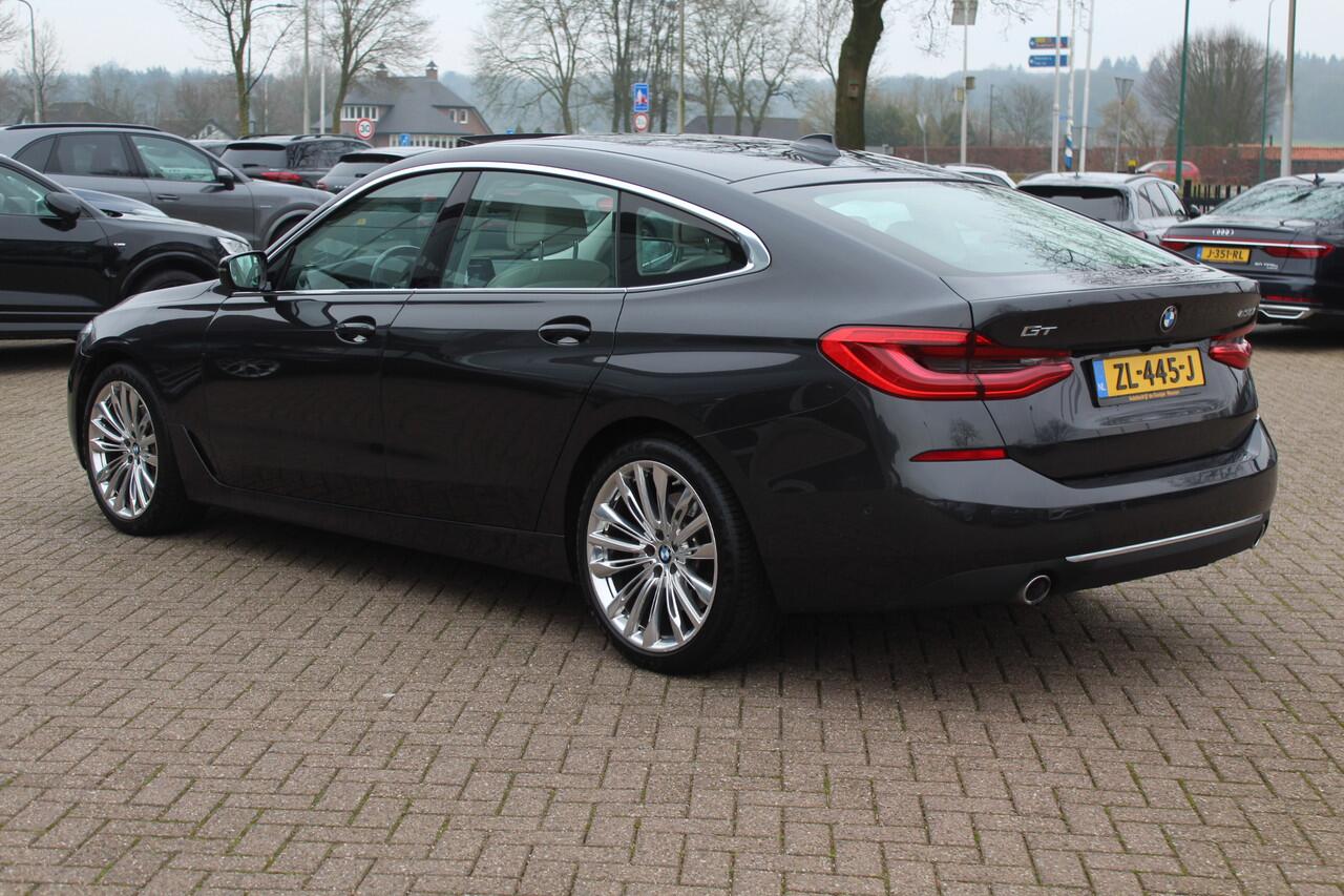 BMW 6-SERIE Gran Turismo 630i High Exe. Edition 68.661 km! / Panoramadak / 360Camera / Head-up / Luchtvering / 20'' / Luxe Leder / Safety Pack / Luxury Line / Navigatie / Stoelverwarming