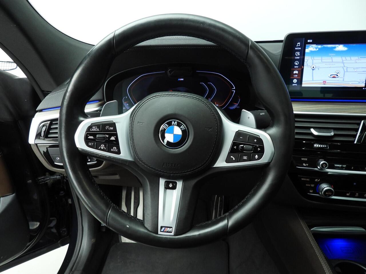 BMW 6-SERIE Gran Turismo 630i | M-Sportpakket | Laserlicht | Leder | Navigatie | Schuifdak | Active cruise | DAB | Harman-kardon sound | Alu 20 inch