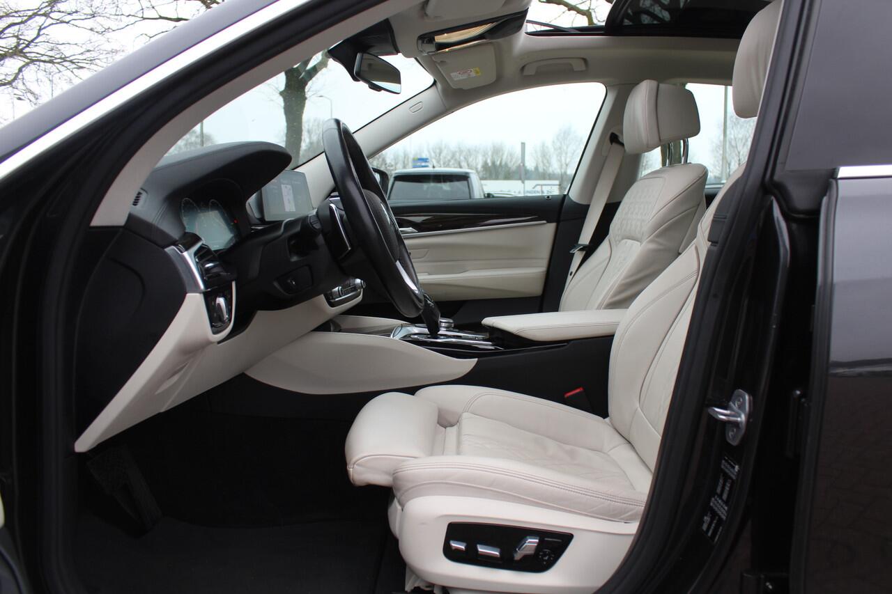 BMW 6-SERIE Gran Turismo 630i High Exe. Edition 68.661 km! / Panoramadak / 360Camera / Head-up / Luchtvering / 20'' / Luxe Leder / Safety Pack / Luxury Line / Navigatie / Stoelverwarming