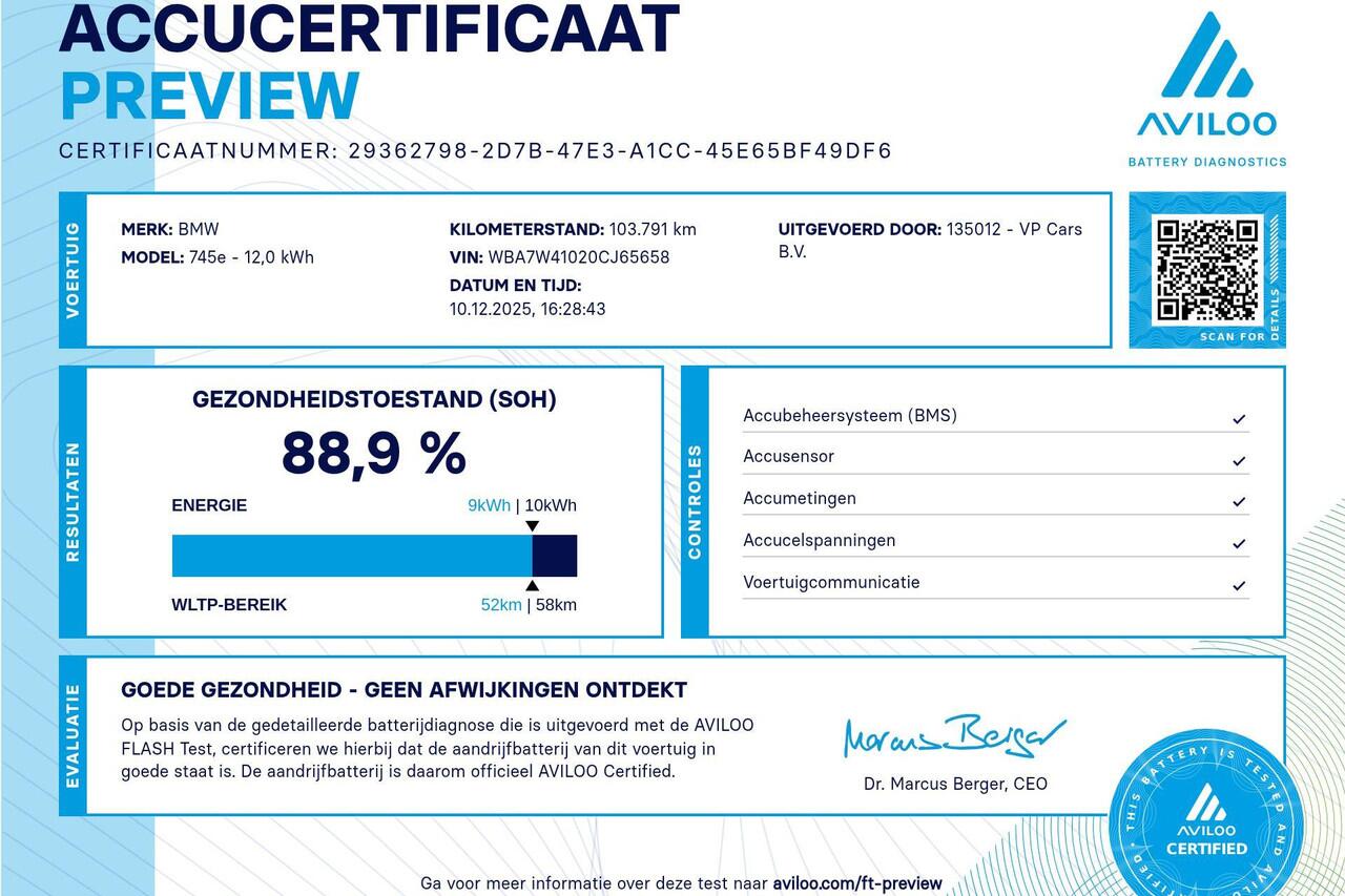 BMW 7-SERIE 745Le xDrive High Executive | M Sport | CoPilot