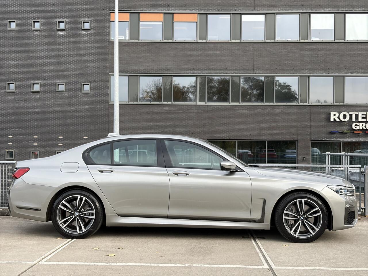 BMW 7-SERIE 745e High Executive 396pk | M Sportpakket | Cruise control adaptief met stop&go en stuurhulp | DAB | Harman/Kardon audio | Laser LED koplampen | Rondomzicht camera | Dealer onderhouden!