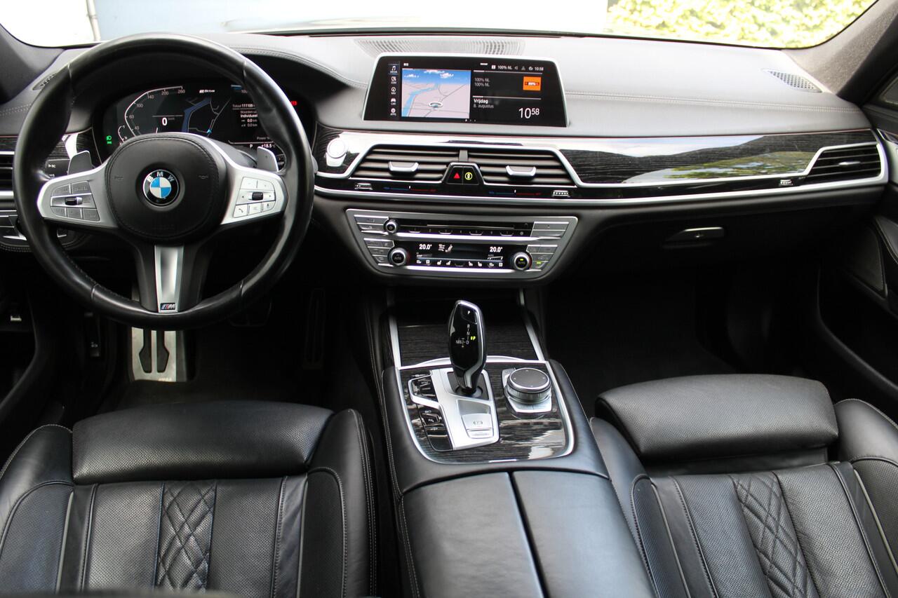 BMW 7-SERIE 745e High Executive M-sport | Incl. 12 maanden Garantie | Carbon core | Head-up Display | Stoelverwarming & ventilatie | Elektrisch verstelbare stoelen met memory | Adaptive cruise | Achteruitrijcamera | Harman/Kardon Audiosysteem | Keyless GO | Luchtveri