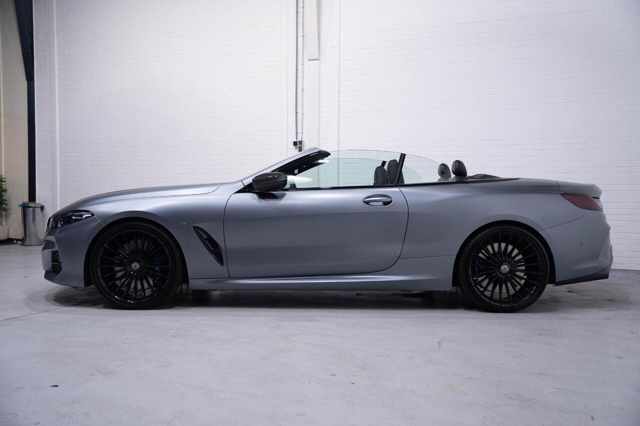 BMW 8-SERIE 840d xDrive High Executive HUD DAB Harman-Kardon Softclose driving-assist nachtzicht warmte-comfort pakket connected-service aircollar apple-carplay Frozen Bleustone met carbon inleg 21"LMV M-Pakket