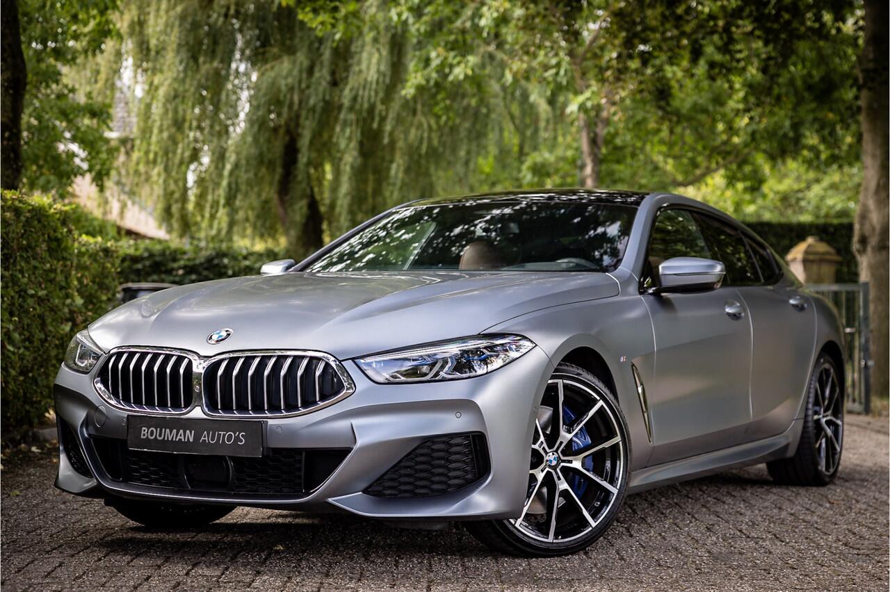 BMW 8-SERIE Gran Coupé 840i xDrive M Sport Frozen Grey Individual Achterasbesturing Soft Close Laser Panorama