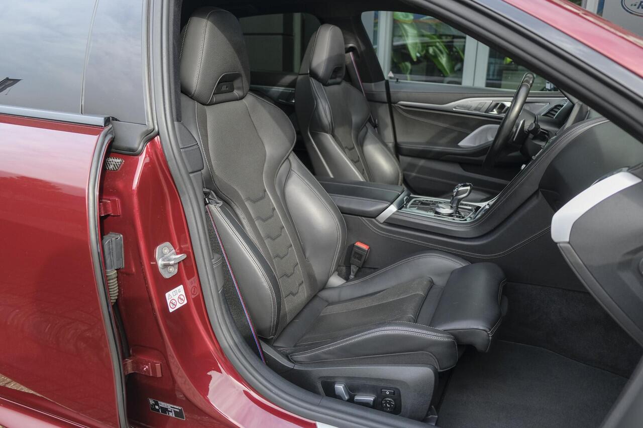 BMW 8-SERIE Gran Coupé 840i 333pk M-sport xDrive Panoramadak M8 seats Bowers&Wilkins Stoelkoeling Aventurin Rot 20" LMV