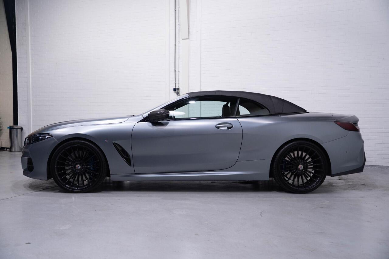 BMW 8-SERIE 840d xDrive High Executive HUD DAB Harman-Kardon Softclose driving-assist nachtzicht warmte-comfort pakket connected-service aircollar apple-carplay Frozen Bleustone met carbon inleg 21"LMV M-Pakket