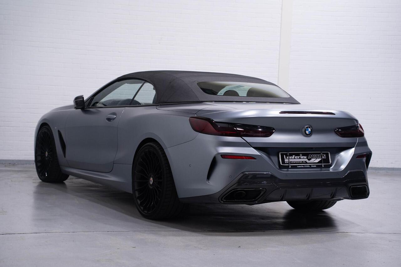 BMW 8-SERIE 840d xDrive High Executive HUD DAB Harman-Kardon Softclose driving-assist nachtzicht warmte-comfort pakket connected-service aircollar apple-carplay Frozen Bleustone met carbon inleg 21"LMV M-Pakket
