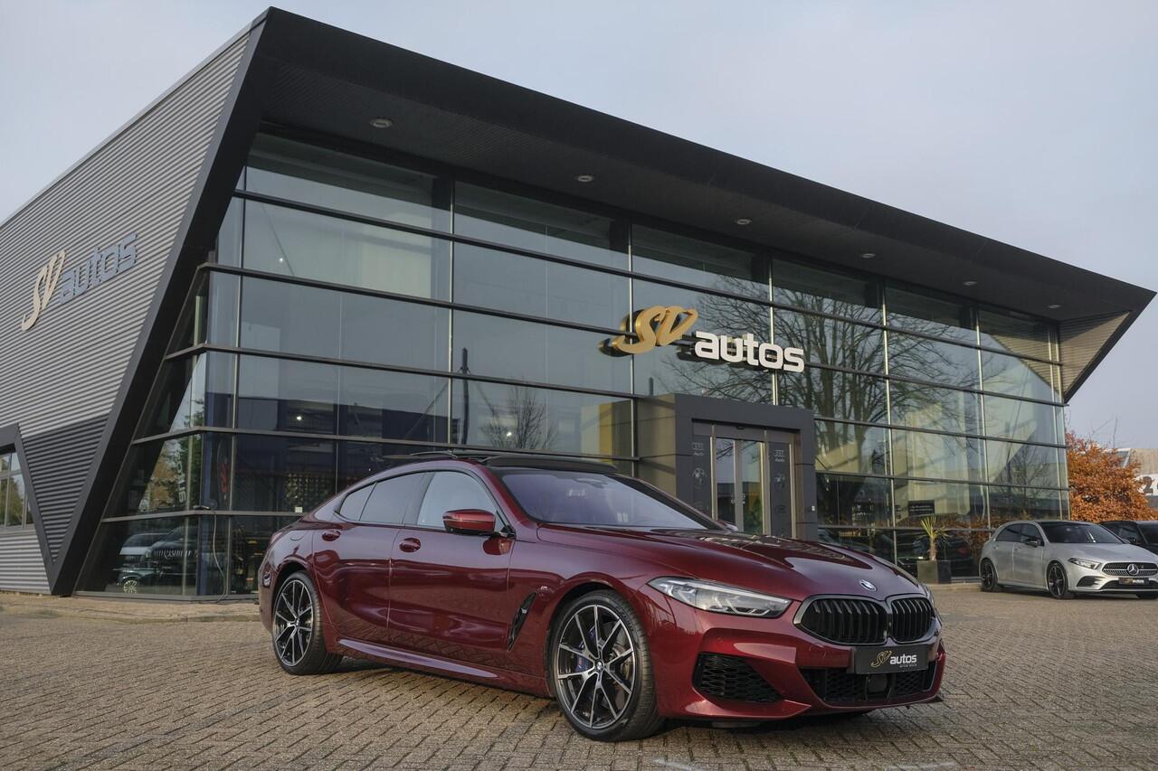 BMW 8-SERIE Gran Coupé 840i 333pk M-sport xDrive Panoramadak M8 seats Bowers&Wilkins Stoelkoeling Aventurin Rot 20" LMV