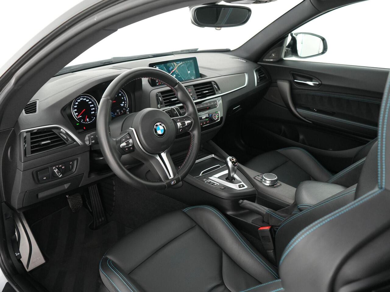 BMW M2 Competition 411pk DCT Coupé |Track pack|M-performance carbon|schuif/kantel|20" Wheelforce||Harman&Kardon|Apple Carplay|stoelverwarming|