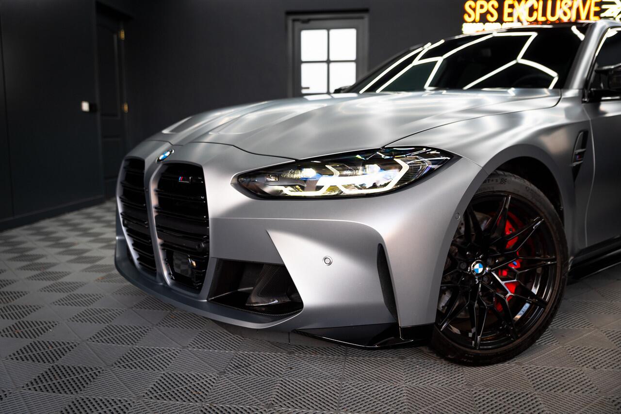 BMW M3 3-serie xDrive Competition / Frozen / Carbon / H&K / Laser / ACC / Curved display / Stoelverk. / Garantie