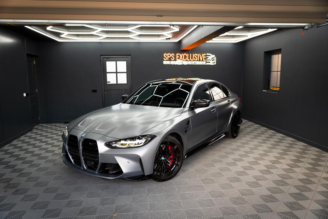 BMW M3 3-serie xDrive Competition / Frozen / Carbon / H&K / Laser / ACC / Curved display / Stoelverk. / Garantie