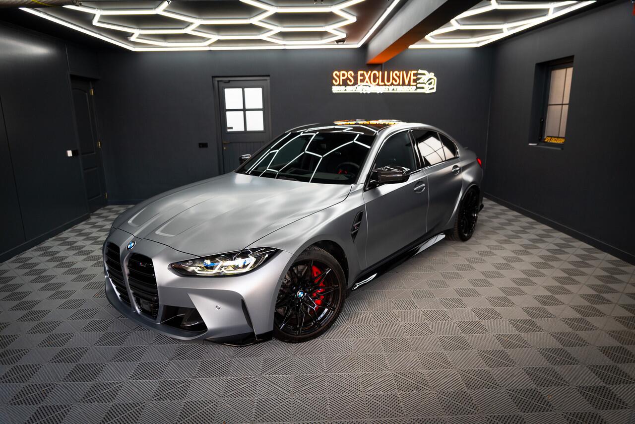 BMW M3 3-serie xDrive Competition / Frozen / Carbon / H&K / Laser / ACC / Curved display / Stoelverk. / Garantie